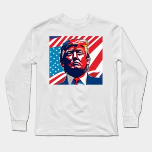 Donald Trump Patriotic Long Sleeve T-Shirt